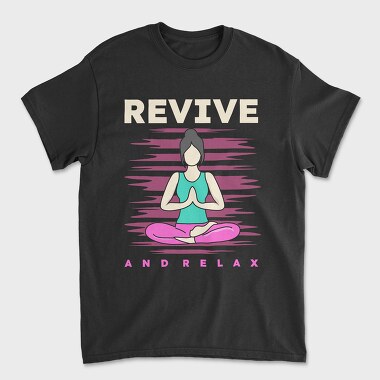 Revive and Relax, Tricou Barbati (Unisex)