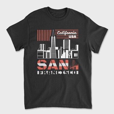 San Francisco, Tricou Barbati (Unisex)