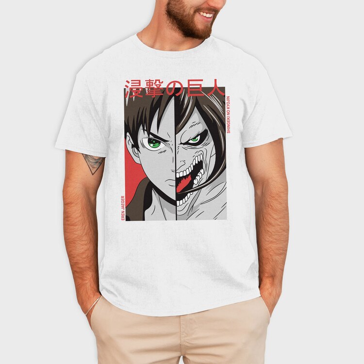 Eren Jaeger, Tricou Barbati (Unisex)
