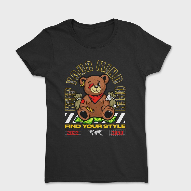 Mind Open Bear, Tricou Femei