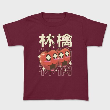 Tricou Copii, Apple Crazy Kawaii