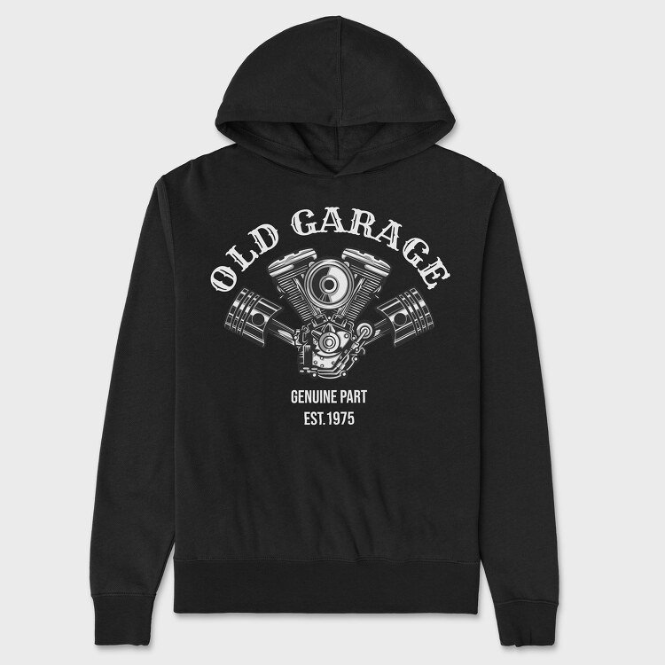 Old Garage, Hanorac Oversize Barbati (Unisex)