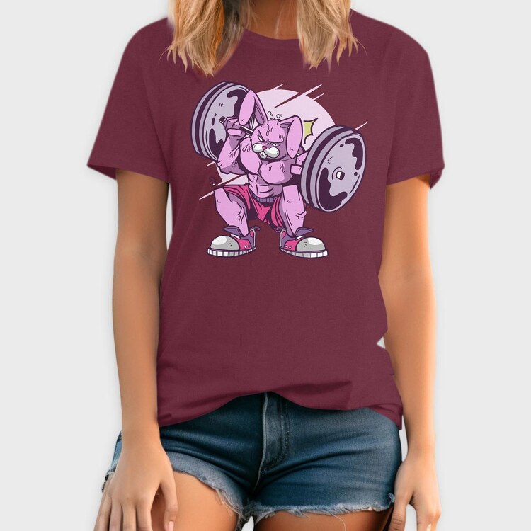 Muscle Rabbit, Tricou Barbati (Unisex)