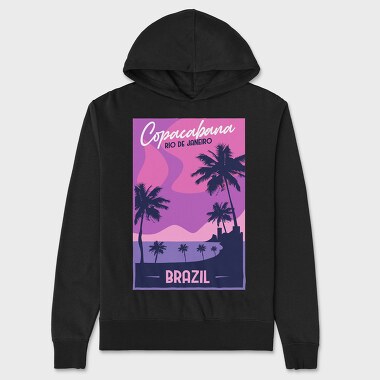 Copacabana, Hanorac Oversize Barbati (Unisex)