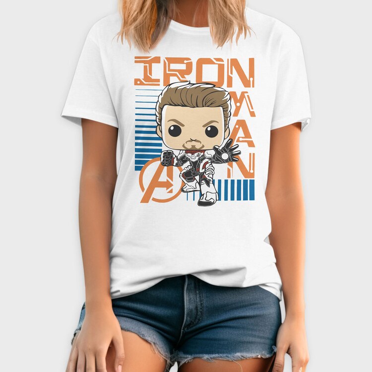 Iron Man Pop Art, Tricou Barbati (Unisex)