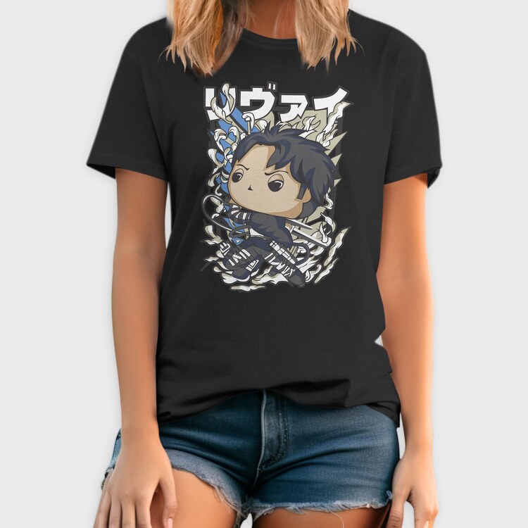 Funko Anime Attack on Titan, Tricou Barbati (Unisex)