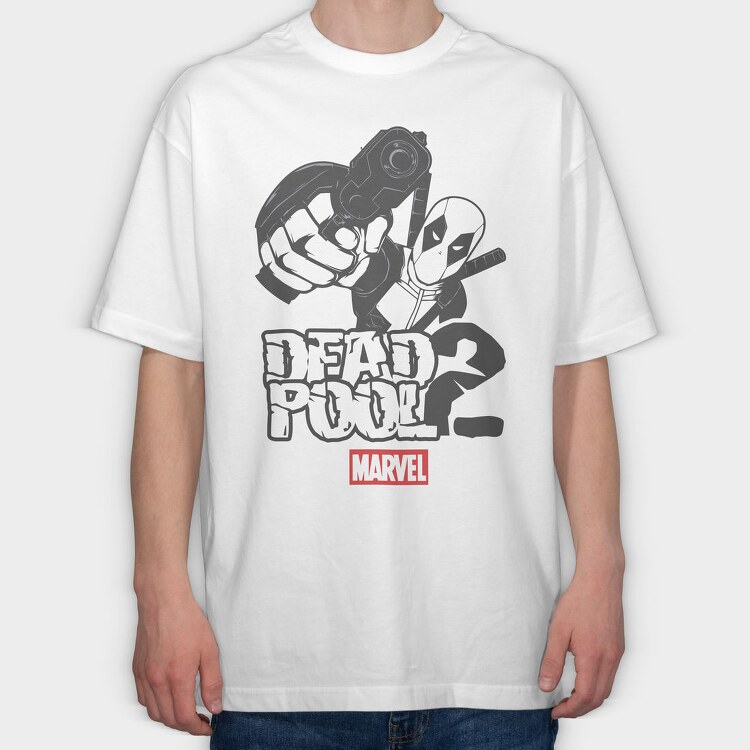 Deadpool Fist Marvel, Tricou Oversize Barbati (Unisex)