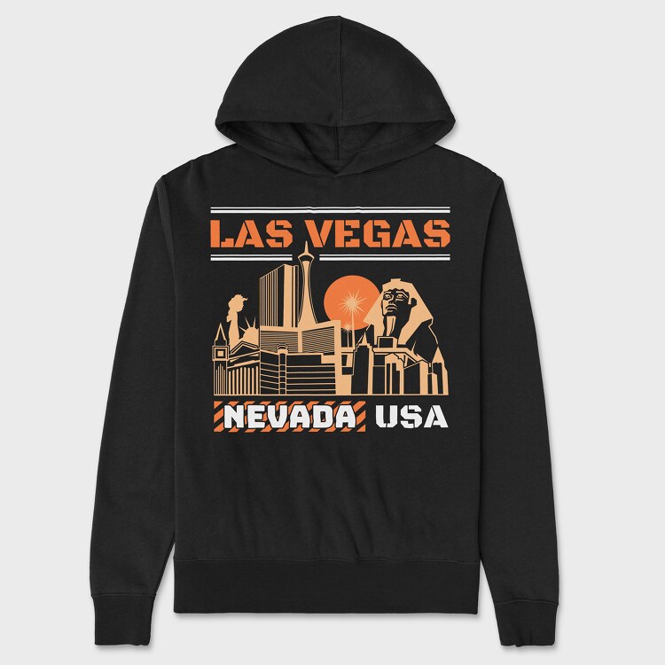 Las Vegas, Hanorac Oversize Barbati (Unisex)