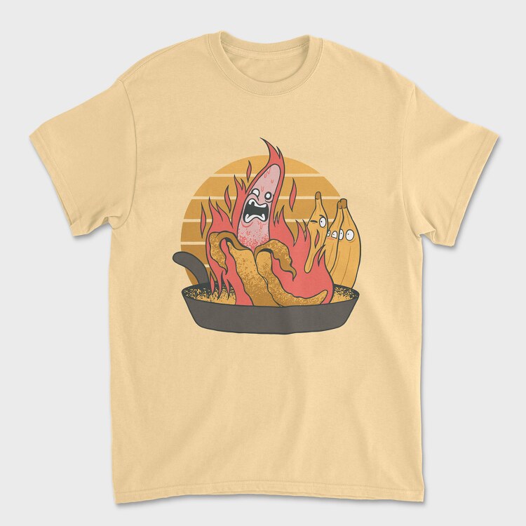 Banana Fire, Tricou Barbati (Unisex)