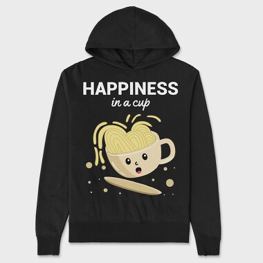 Happiness in a Cup, Hanorac Oversize Barbati (Unisex)