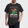 Dino Xmas Sweater, Tricou Barbati (Unisex)