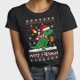 Dino Xmas Sweater, Tricou Femei