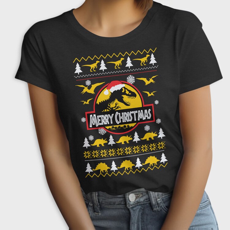 Dino Xmas, Tricou Femei