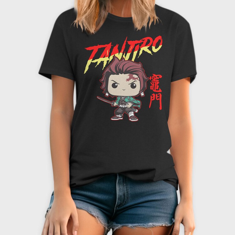 Funko Anime Demon Slayer Tanjiro, Tricou Barbati (Unisex)