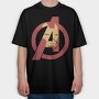 Avengers Shield, Tricou Oversize Barbati (Unisex)