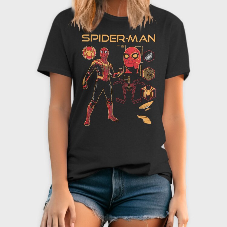 Spider Tech Suit, Tricou Barbati (Unisex)