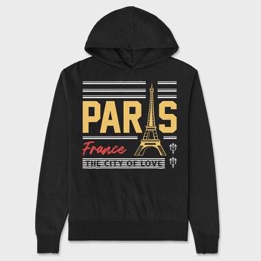 Paris, Hanorac Oversize Barbati (Unisex)