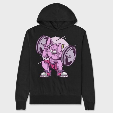 Muscle Rabbit, Hanorac Oversize Barbati (Unisex)