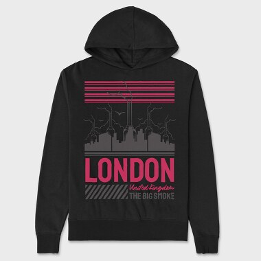 London, Hanorac Oversize Barbati (Unisex)