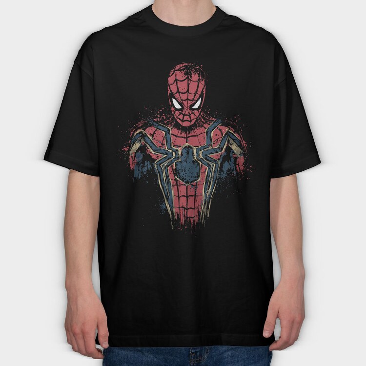 Spiderman Splash, Tricou Oversize Barbati (Unisex)
