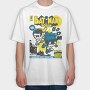 Batman And Robin Boom, Tricou Oversize Barbati (Unisex)