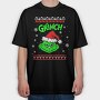 El Grinch Xmas, Tricou Oversize Barbati (Unisex)