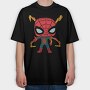 Spiderman Chibi, Tricou Oversize Barbati (Unisex)