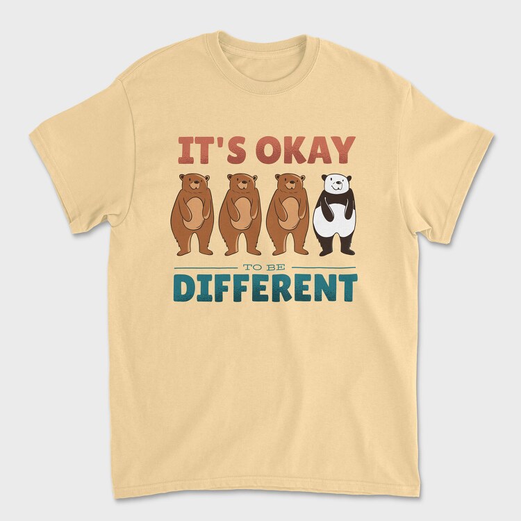 It's Ok to be Different, Tricou Barbati (Unisex)