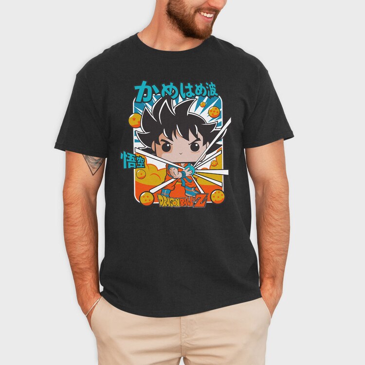 Funko Anime Dragon Ball Z, Tricou Barbati (Unisex)