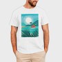 Watercolor Beach, Tricou Barbati (Unisex)