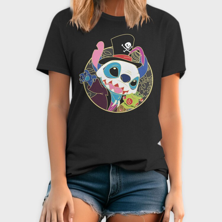 Pirate Pup Skull, Tricou Barbati (Unisex)
