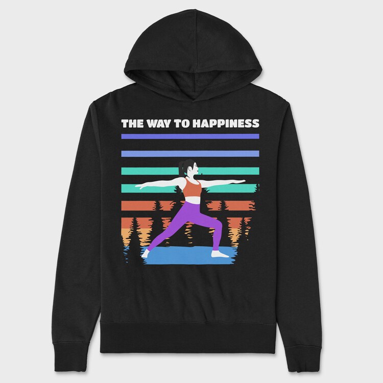 The Way to Happiness, Hanorac Oversize Barbati (Unisex)