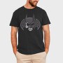 Batman Skull Emblem, Tricou Barbati (Unisex)