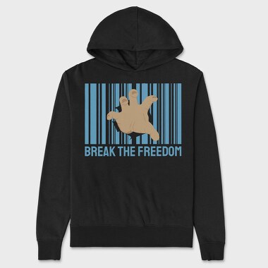 Break the Freedom, Hanorac Oversize Barbati (Unisex)