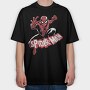 Spiderman Web Crawl, Tricou Oversize Barbati (Unisex)