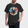 Fire Fox Burst, Tricou Barbati (Unisex)