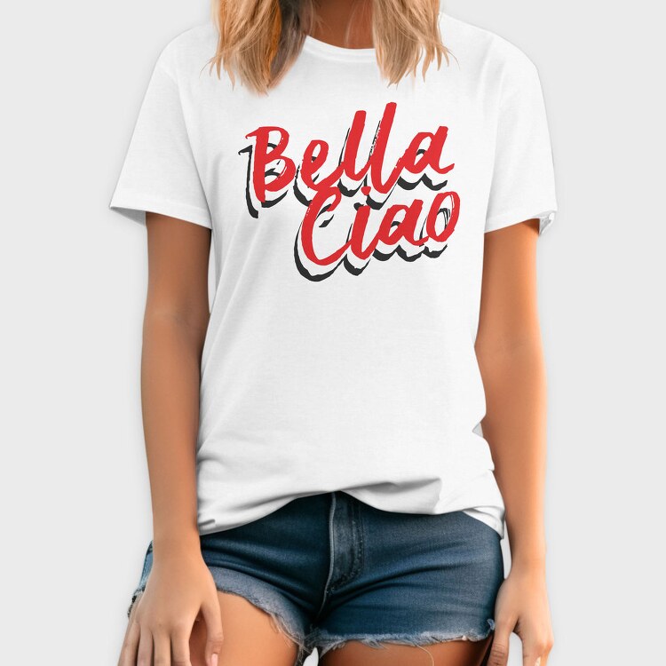 Bella Ciao Red, Tricou Barbati (Unisex)