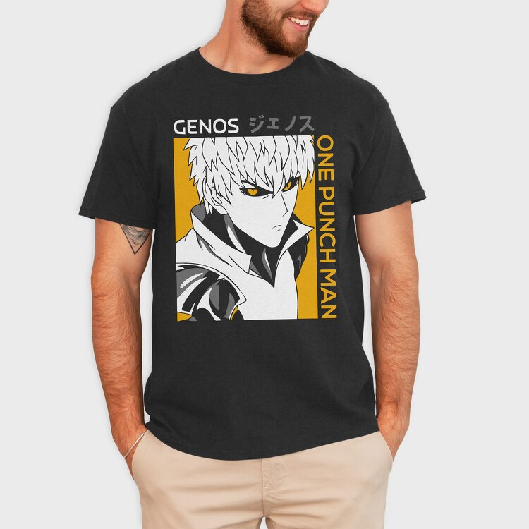Genos One Punch Man, Tricou Barbati (Unisex)