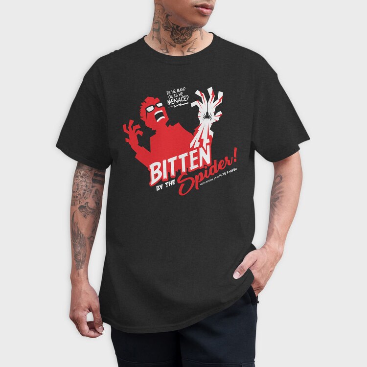 Bitten Spider Scream, Tricou Barbati (Unisex)