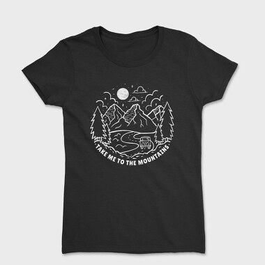 Tricou Femei, Mountains Rute