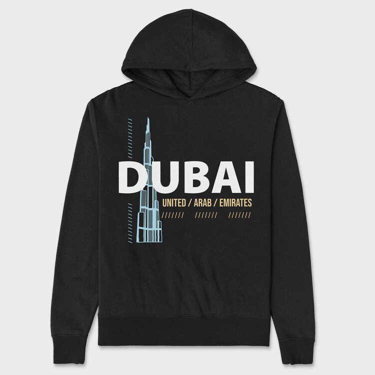 Dubai, Hanorac Oversize Barbati (Unisex)