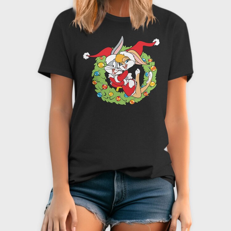 Bunny Wreath Fest, Tricou Barbati (Unisex)