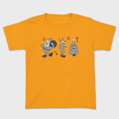 Christmas Cartoons Retro, Tricou Copii
