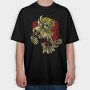 Bloodthirsty Dragon, Tricou Oversize Barbati (Unisex)