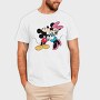 Mickey Minnie Hug 1, Tricou Barbati (Unisex)