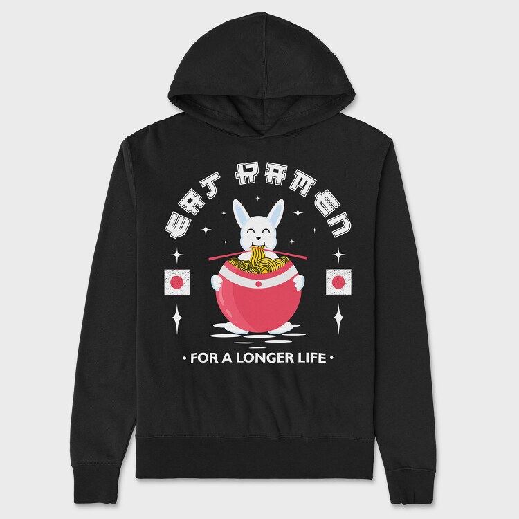 Eat Ramen, Hanorac Oversize Barbati (Unisex)