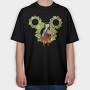 Mulan Lantern Wreath, Tricou Oversize Barbati (Unisex)