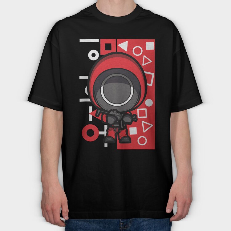 Camera Lens Buddy, Tricou Oversize Barbati (Unisex)