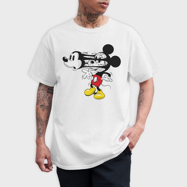 Mickey Mouse Splash, Tricou Barbati (Unisex)