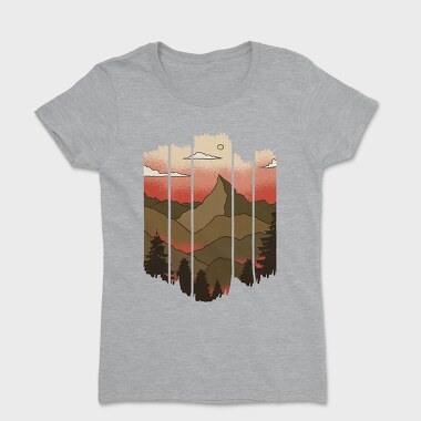 Tricou Femei, Cut Out Landscape